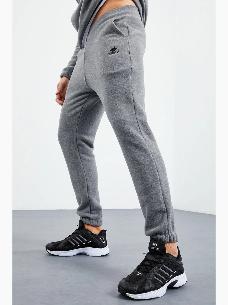 Conjunto de sudadera y pantalón de poliéster para hombre tommy Gris - Kiabi