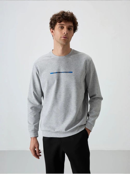 Conjunto de sudadera y pantalón de punto acanalado para hombre tommy - Kiabi Conjunto de sudadera y pantalón de punto acanalado para hombre tommy - Kiabi