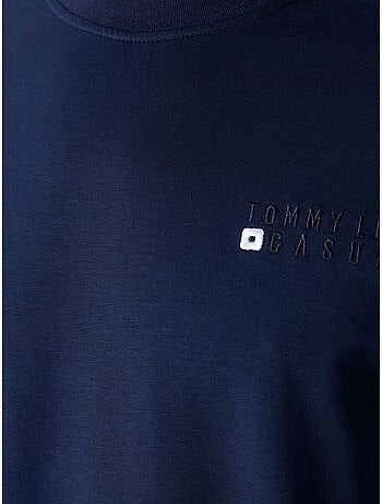 Conjunto de sudadera y pantalón oversize cuello redondo tommy