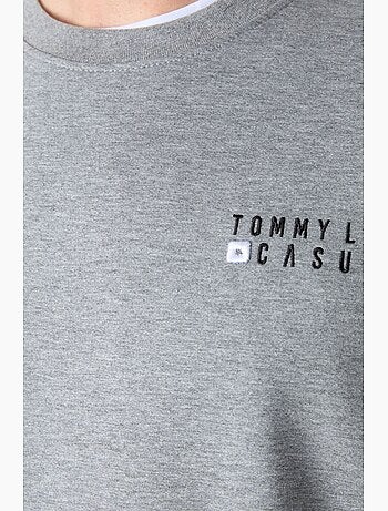 Conjunto de sudadera y pantalón oversize cuello redondo tommy
