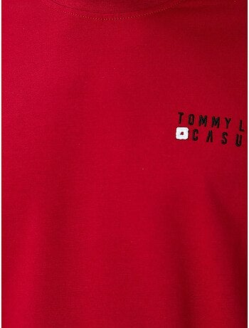 Conjunto de sudadera y pantalón oversize cuello redondo tommy