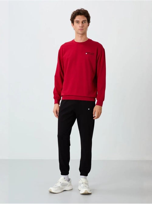 Conjunto de sudadera y pantalón oversize cuello redondo tommy - Kiabi Conjunto de sudadera y pantalón oversize cuello redondo tommy - Kiabi
