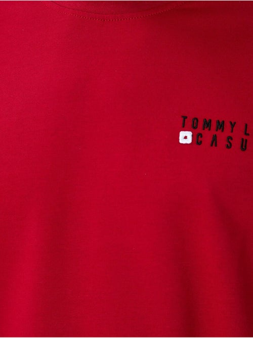 Conjunto de sudadera y pantalón oversize cuello redondo tommy - Kiabi Conjunto de sudadera y pantalón oversize cuello redondo tommy - Kiabi