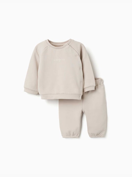 Conjunto de sudadera y pantalón perchados - Kiabi Conjunto de sudadera y pantalón perchados - Kiabi