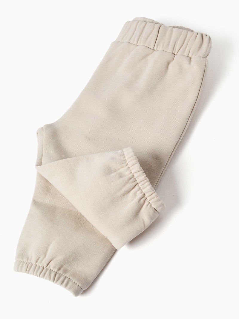 Conjunto de sudadera y pantalón perchados Gris claro - Kiabi