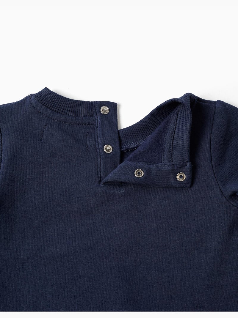 Conjunto de sudadera y pantalones de chándal perchados Azul oscuro - Kiabi