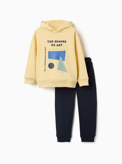 Conjunto de sudadera y un pantalón perchados con estampado - Kiabi
