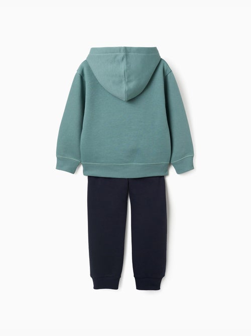 Conjunto de sudadera y un pantalón perchados con estampado - Kiabi