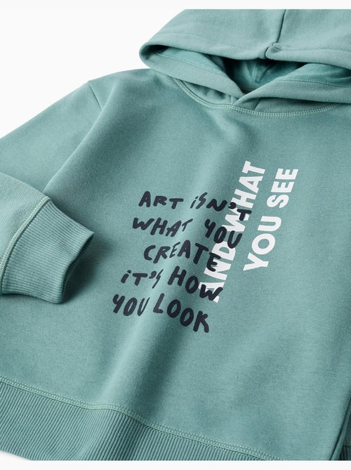 Conjunto de sudadera y un pantalón perchados con estampado - Kiabi
