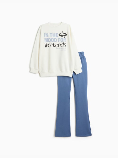 Conjunto de terry, mo fashion - Kiabi