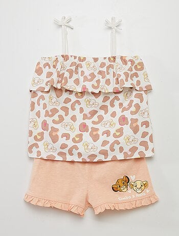 Conjunto de top + short 'Disney'