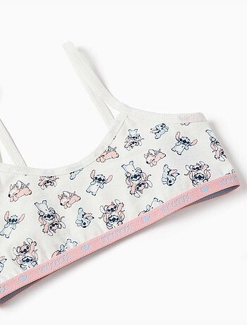 Conjunto de top y braguitas con stitch y angel