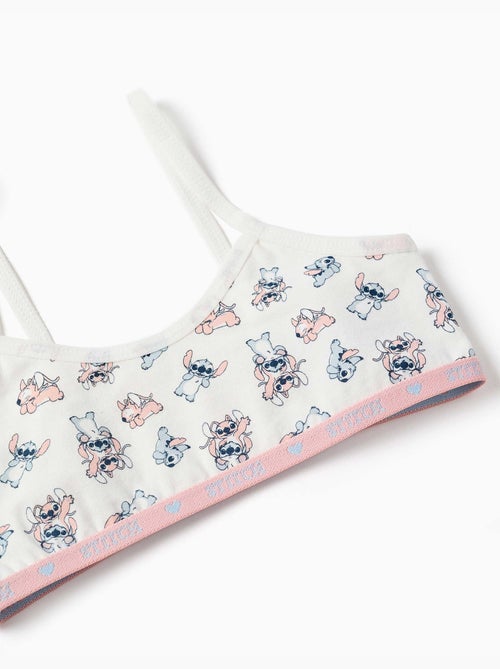 Conjunto de top y braguitas con stitch y angel - Kiabi