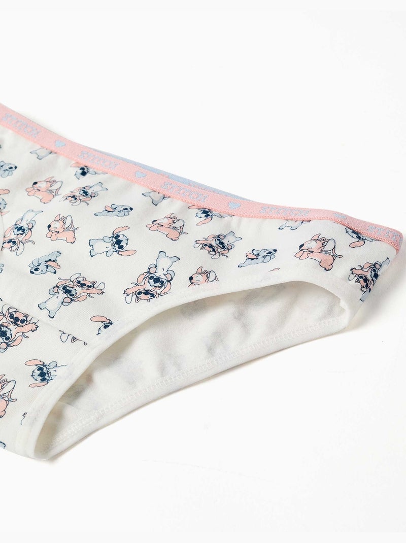Conjunto de top y braguitas con stitch y angel Beige claro - Kiabi