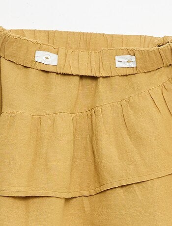 Conjunto top y falda canvas