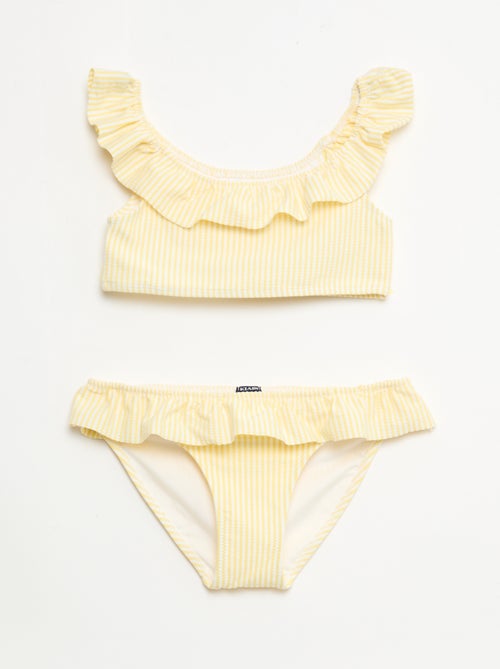 Conjunto de traje de baño top + braguita - 2 piezas - Kiabi