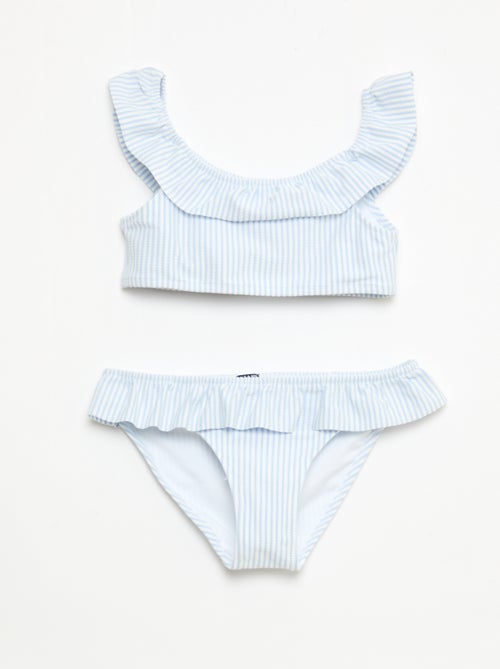 Conjunto de traje de baño top + braguita - 2 piezas - Kiabi