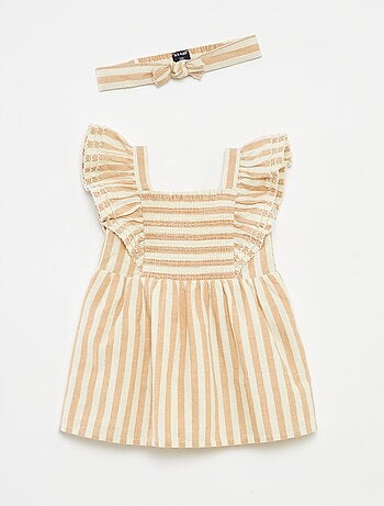 Conjunto de vestido + diadema - 2 piezas