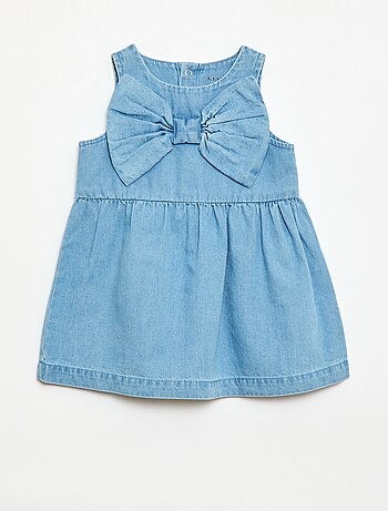 Conjunto denim vestido + braguita