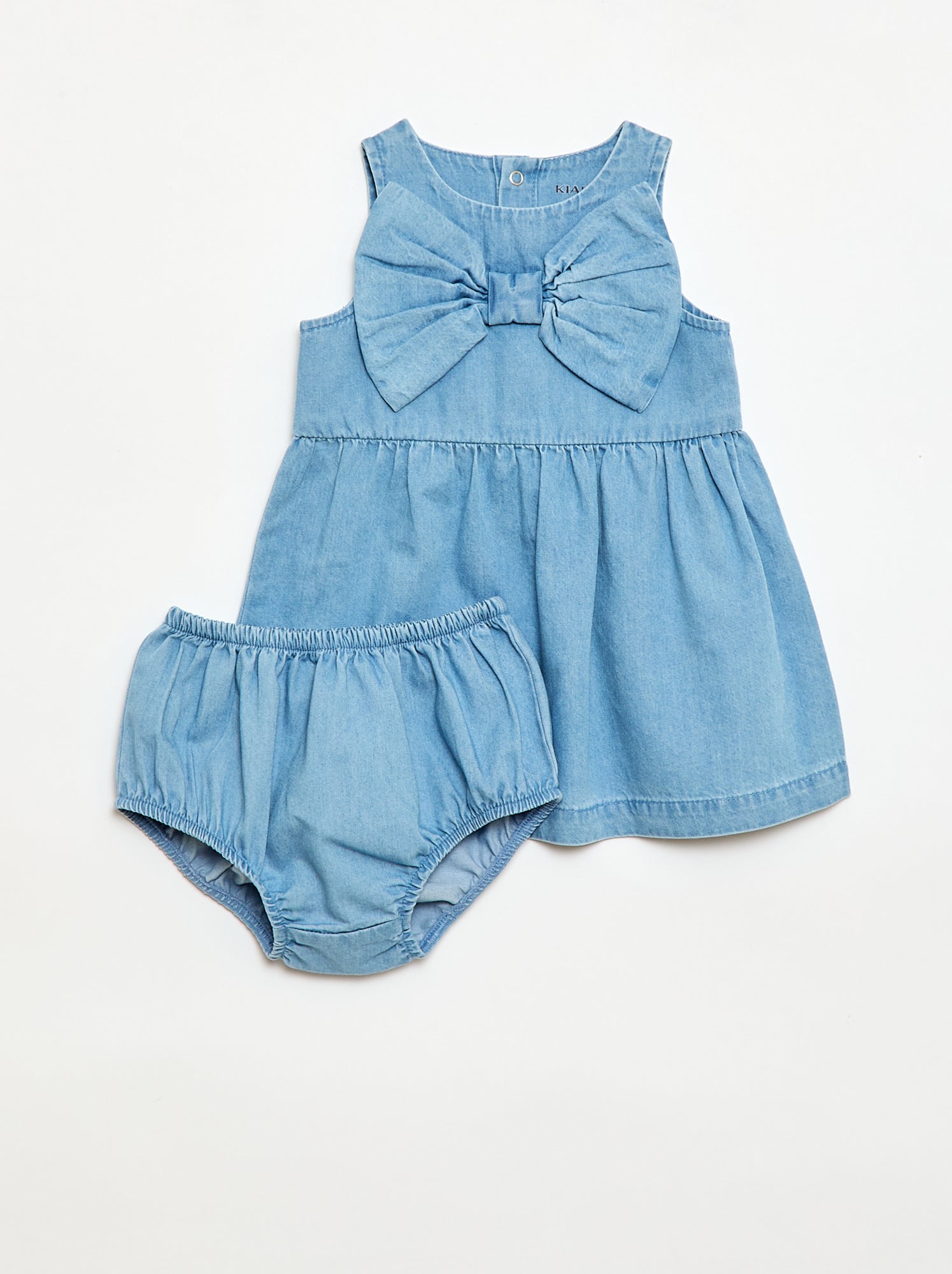 Conjunto denim vestido + braguita