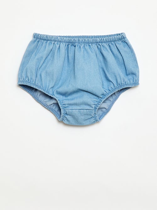 Conjunto denim vestido + braguita - Kiabi