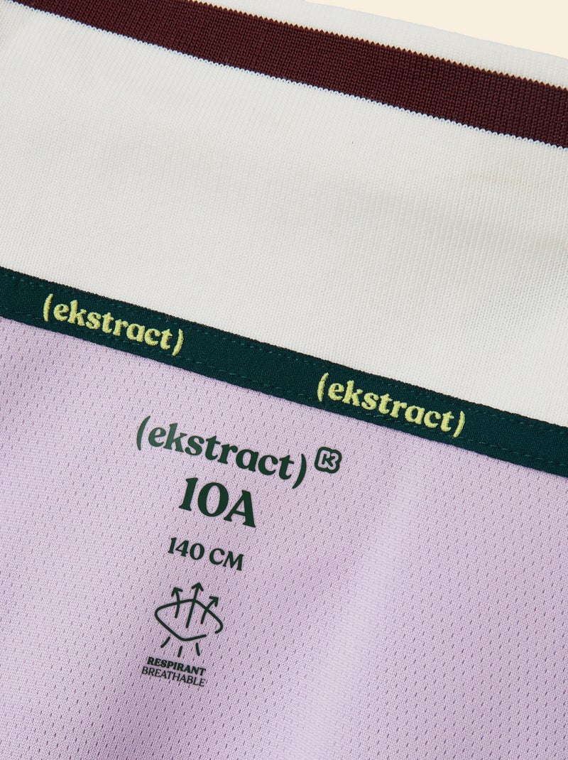 Conjunto deportivo camiseta + pantalón corto - (ekstract) Purpura - Kiabi