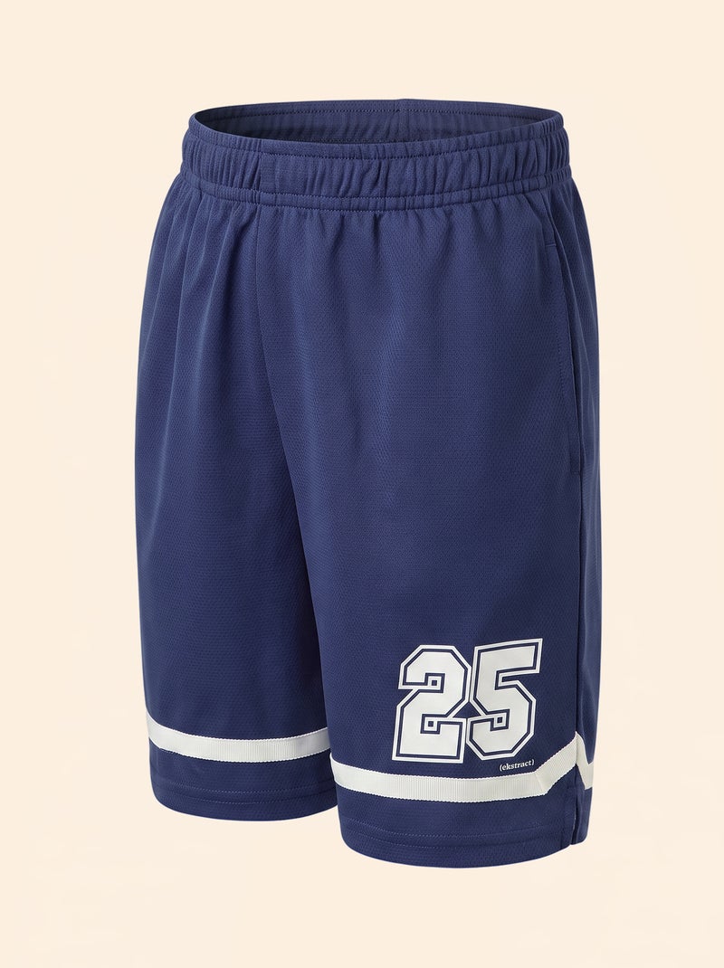 Conjunto deportivo camiseta sin mangas + pantalón corto - (ekstract) Azul - Kiabi