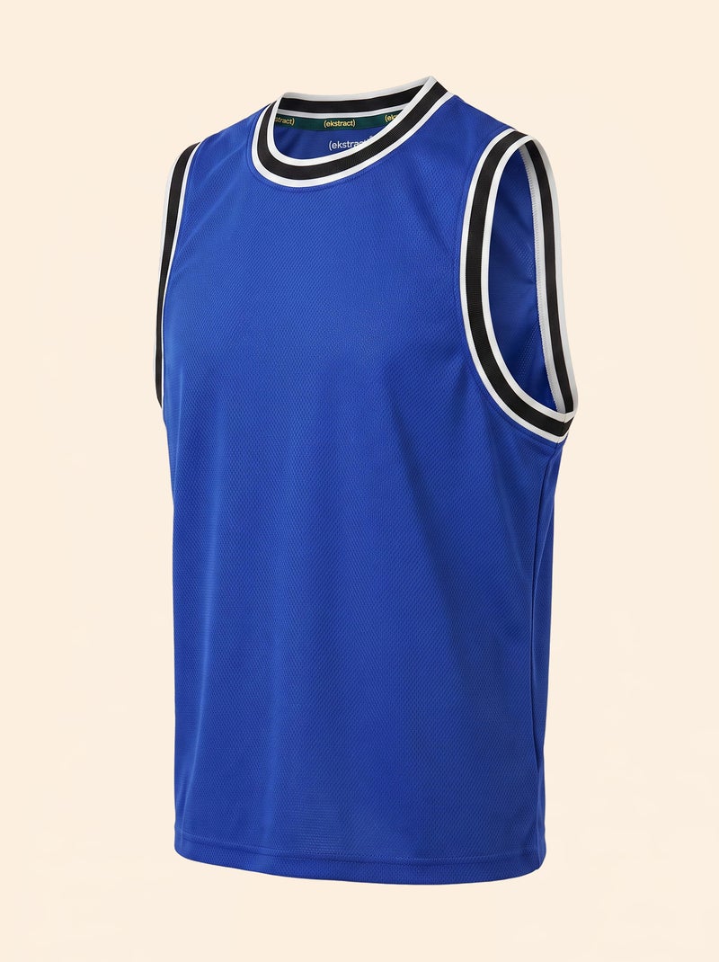 Conjunto deportivo camiseta sin mangas + pantalón corto - (ekstract) Azul - Kiabi