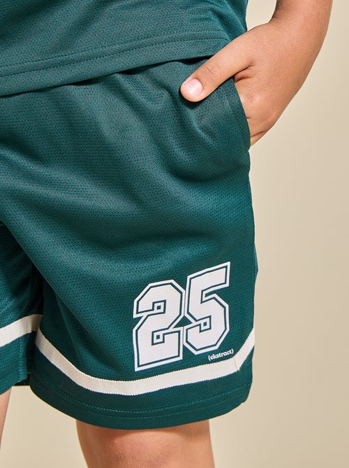 Conjunto deportivo camiseta sin mangas + pantalón corto - (ekstract) - Kiabi Conjunto deportivo camiseta sin mangas + pantalón corto - (ekstract) - Kiabi