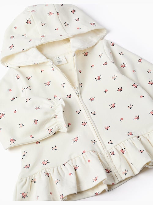 Conjunto deportivo de algodón de 3 piezas con estampado floral - Kiabi Conjunto deportivo de algodón de 3 piezas con estampado floral - Kiabi