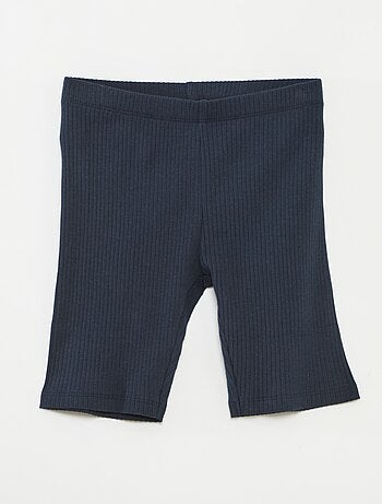 Conjunto deportivo de camiseta sin mangas + Pantalón corto ciclista de canalé - 2 piezas