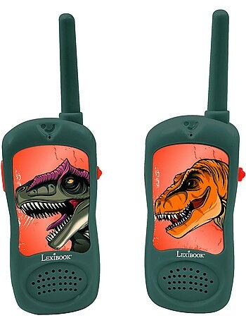 conjunto Dinosaur aventura con walkie talkies de hasta 120 m, prism?ticos y br?jula