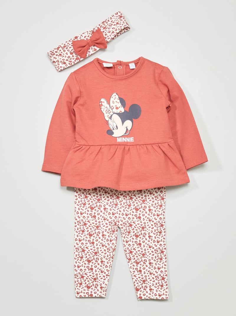 Conjunto 'Disney' - 3 piezas rosa - Kiabi