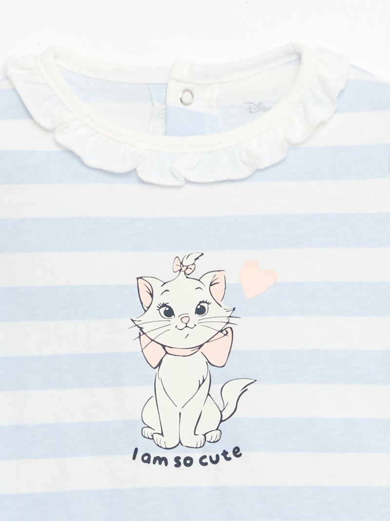 Conjunto 'Disney' 2 piezas - Camiseta + mono corto Azul - Kiabi