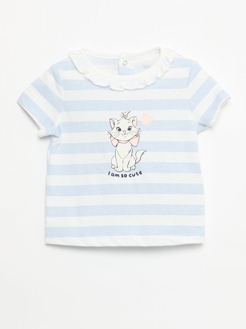 Conjunto 'Disney' 2 piezas - Camiseta + mono corto Azul - Kiabi