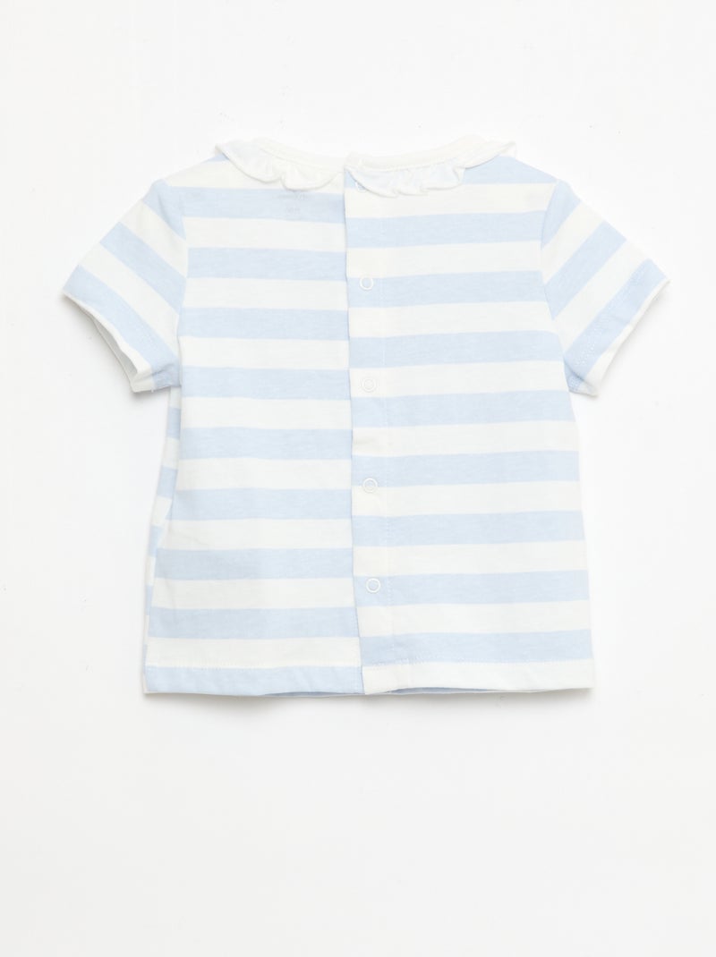 Conjunto 'Disney' 2 piezas - Camiseta + mono corto Azul - Kiabi