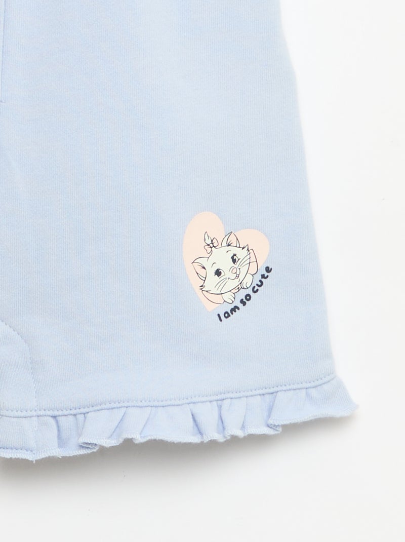 Conjunto 'Disney' 2 piezas - Camiseta + mono corto Azul - Kiabi