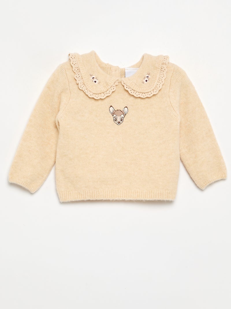 Conjunto 'Disney' 2 piezas de punto - Jersey + legging Beige - Kiabi