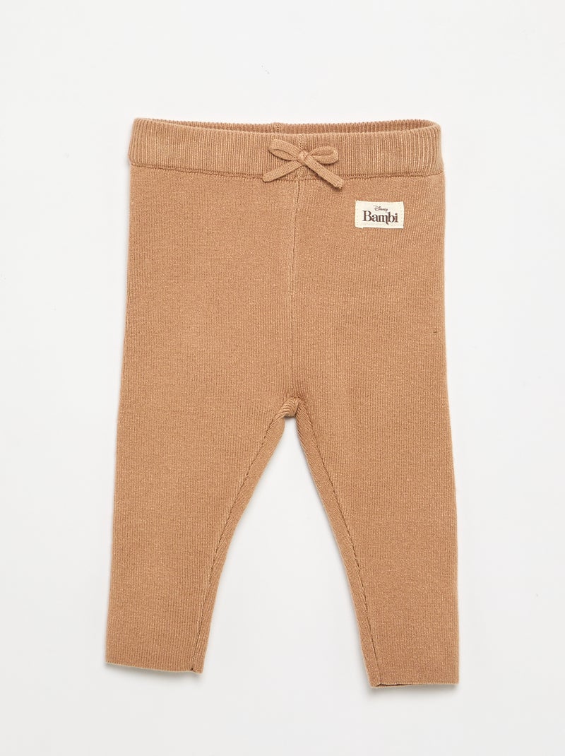 Conjunto 'Disney' 2 piezas de punto - Jersey + legging Beige - Kiabi