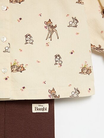 Conjunto 'Disney' 'Bambi' de 2 piezas - Camisa + legging