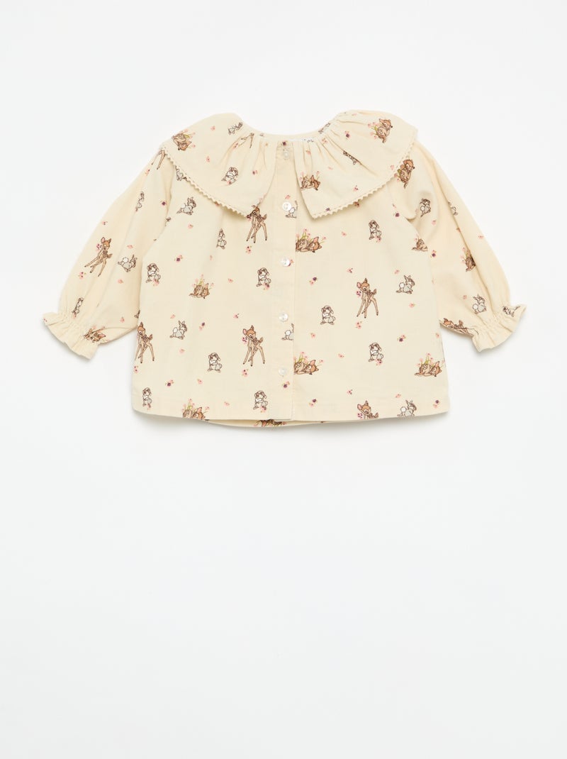 Conjunto 'Disney' 'Bambi' de 2 piezas - Camisa + legging Beige - Kiabi