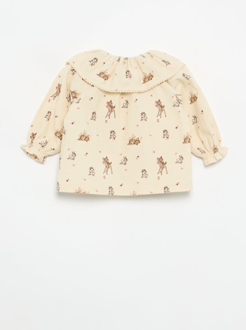 Conjunto 'Disney' 'Bambi' de 2 piezas - Camisa + legging Beige - Kiabi