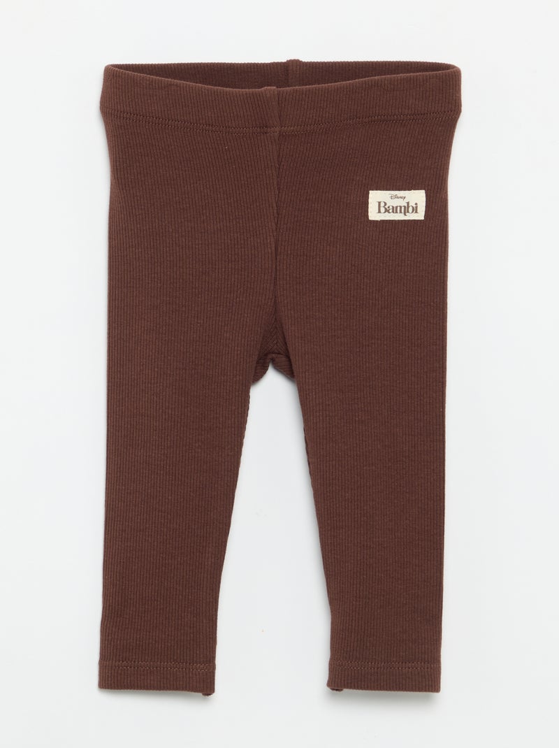 Conjunto 'Disney' 'Bambi' de 2 piezas - Camisa + legging Beige - Kiabi