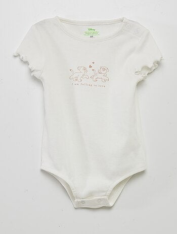 Conjunto 'Disney' con body de canalé + legging corto