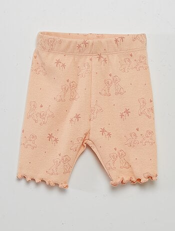 Conjunto 'Disney' con body de canalé + legging corto