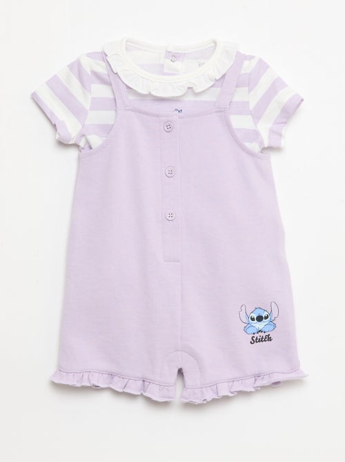 Conjunto 'Disney' de 2 piezas - Camiseta + peto corto - Kiabi