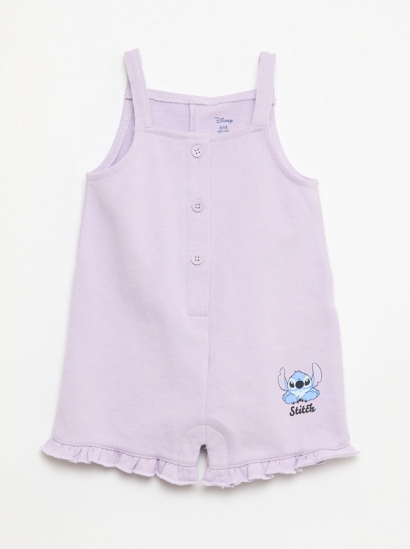 Conjunto 'Disney' de 2 piezas - Camiseta + peto corto Purpura - Kiabi
