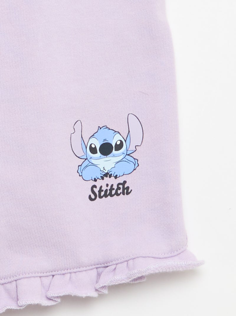 Conjunto 'Disney' de 2 piezas - Camiseta + peto corto Purpura - Kiabi
