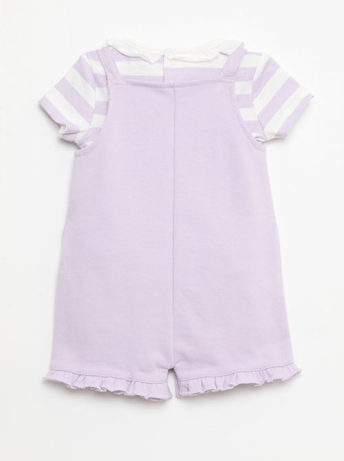 Conjunto 'Disney' de 2 piezas - Camiseta + peto corto - Kiabi