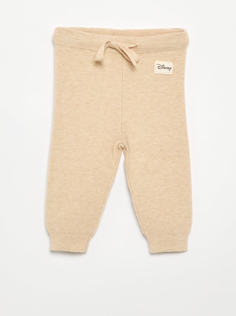 Conjunto 'Disney' de 2 piezas - Jersey + pantalón Beige - Kiabi
